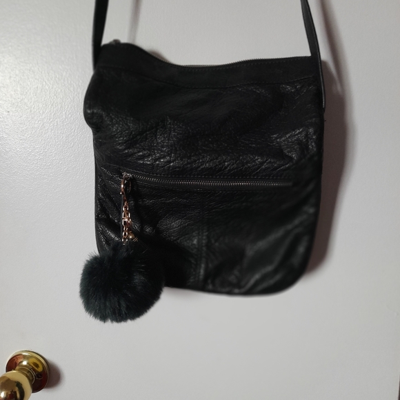 LEATHER SHOULDER BAG- TIPTOP - Picture 3 of 5
